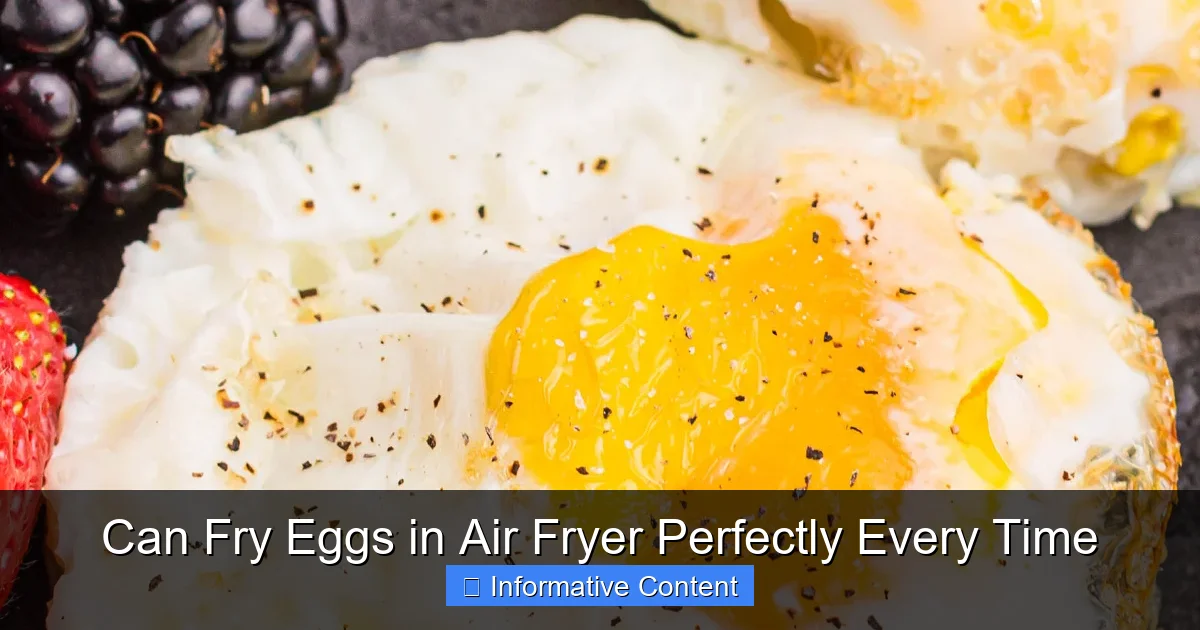 Can Fry Eggs in Air Fryer Perfectly Every Time