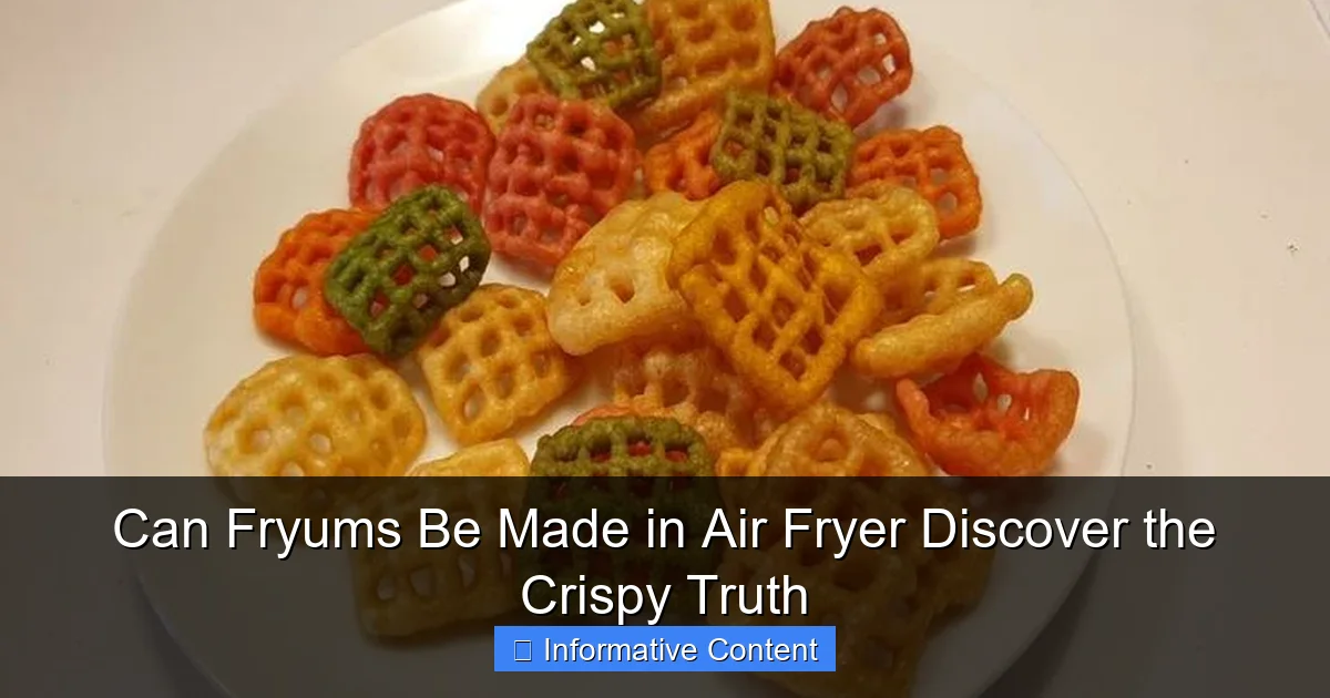 Can Fryums Be Made in Air Fryer Discover the Crispy Truth