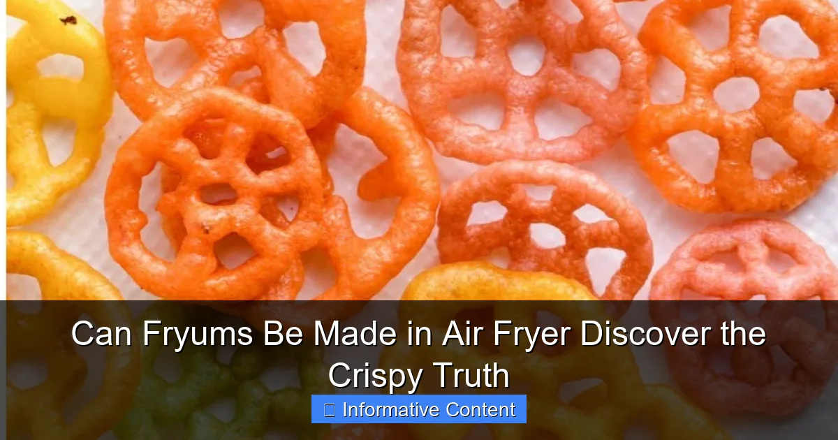 Can Fryums Be Made in Air Fryer Discover the Crispy Truth