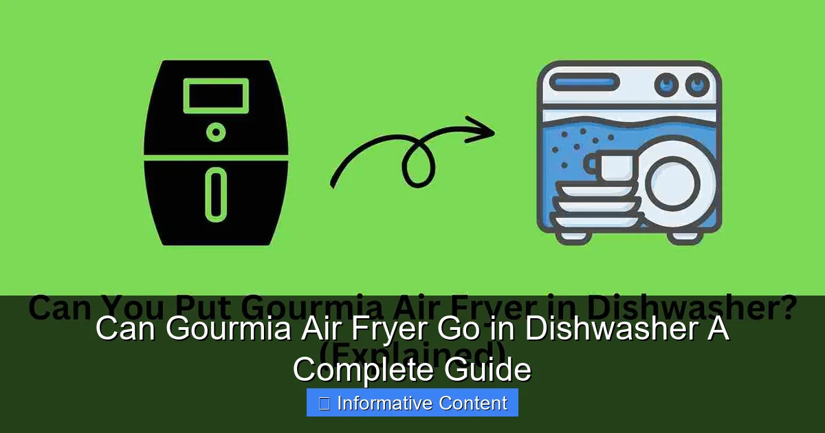 Can Gourmia Air Fryer Go in Dishwasher A Complete Guide