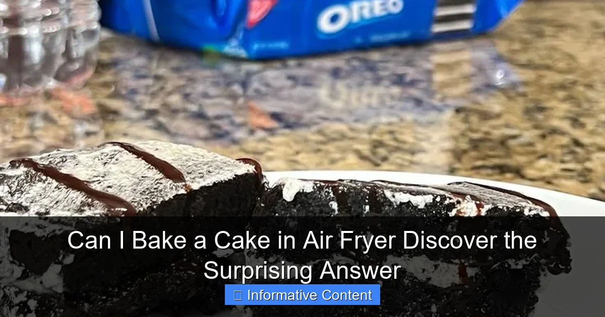 Can I Bake a Cake in Air Fryer Discover the Surprising Answer