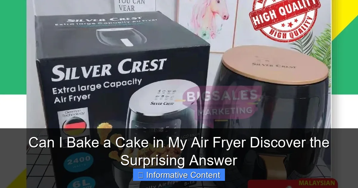 Can I Bake a Cake in My Air Fryer Discover the Surprising Answer