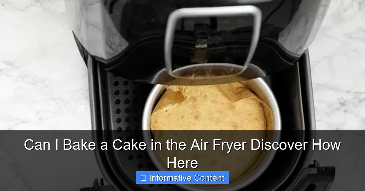 Can I Bake a Cake in the Air Fryer Discover How Here