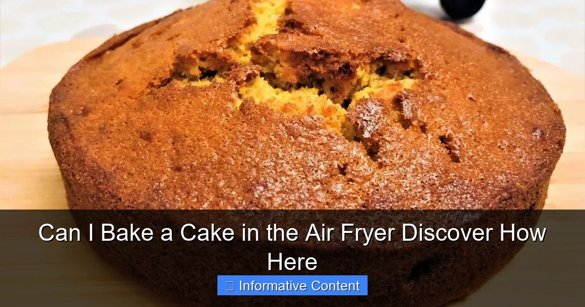 Can I Bake a Cake in the Air Fryer Discover How Here