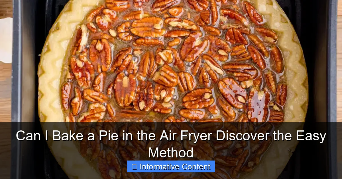 Can I Bake a Pie in the Air Fryer Discover the Easy Method