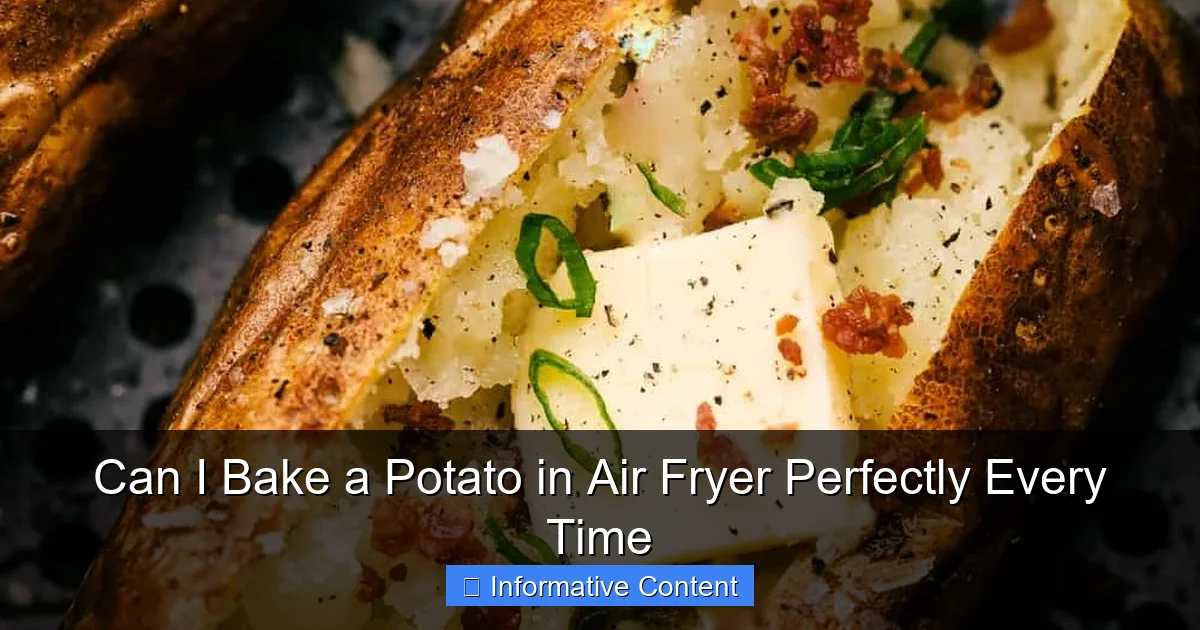 Can I Bake a Potato in Air Fryer Perfectly Every Time