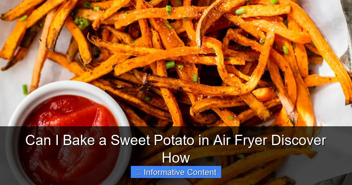 Can I Bake a Sweet Potato in Air Fryer Discover How