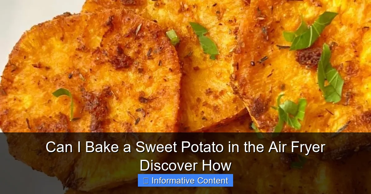 Can I Bake a Sweet Potato in the Air Fryer Discover How