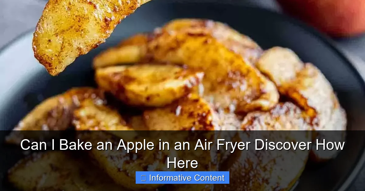Can I Bake an Apple in an Air Fryer Discover How Here