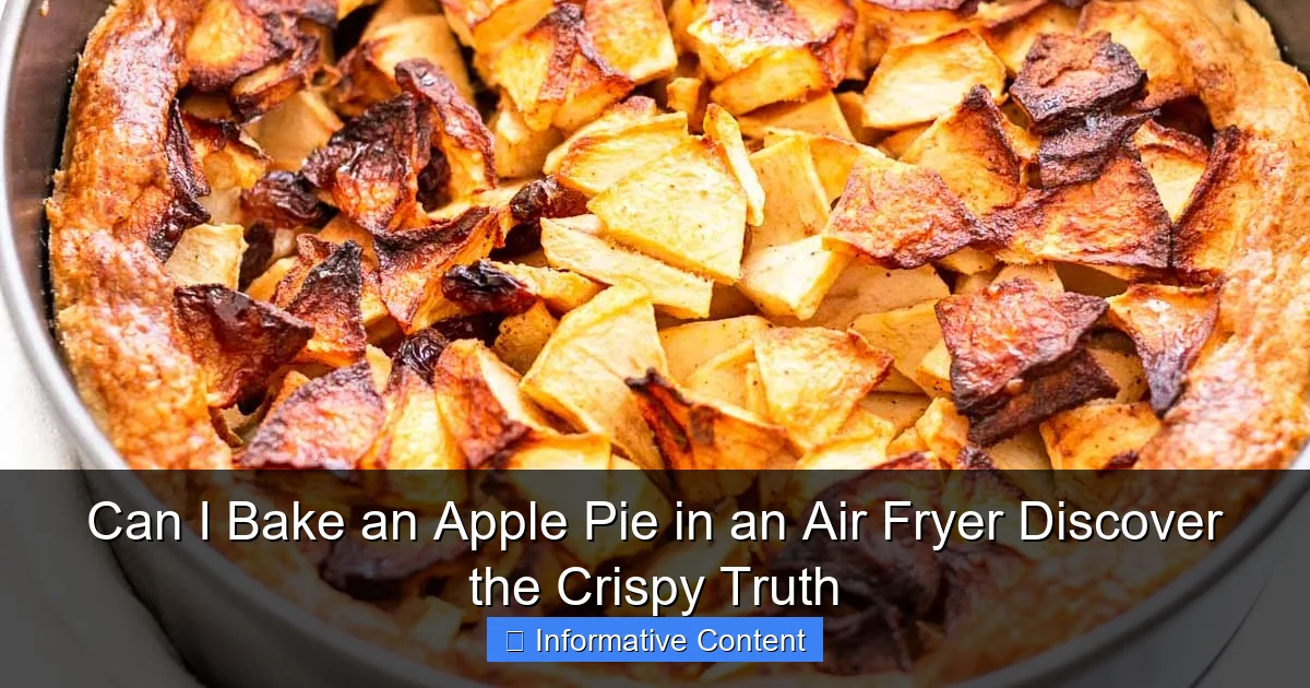 Can I Bake an Apple Pie in an Air Fryer Discover the Crispy Truth