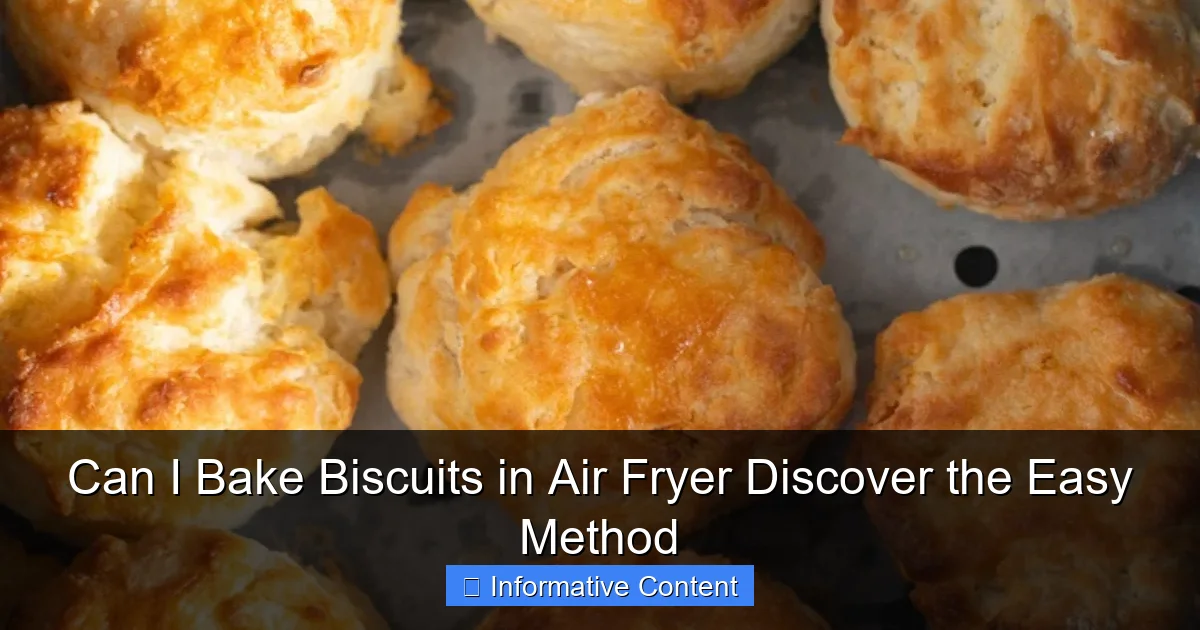 Can I Bake Biscuits in Air Fryer Discover the Easy Method