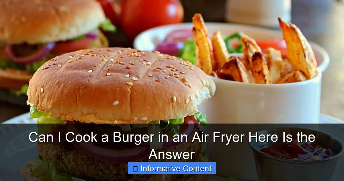Can I Cook a Burger in an Air Fryer Here Is the Answer