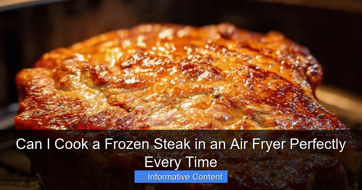 Can I Cook a Frozen Steak in an Air Fryer Perfectly Every Time
