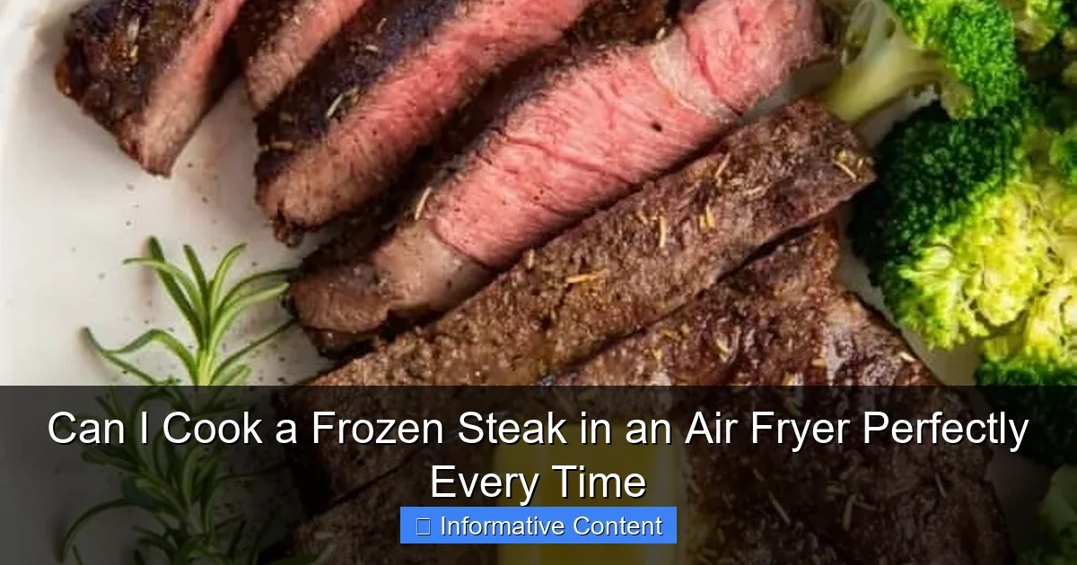 Can I Cook a Frozen Steak in an Air Fryer Perfectly Every Time