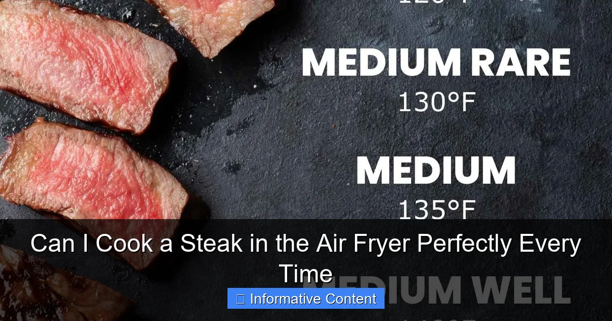 Can I Cook a Steak in the Air Fryer Perfectly Every Time