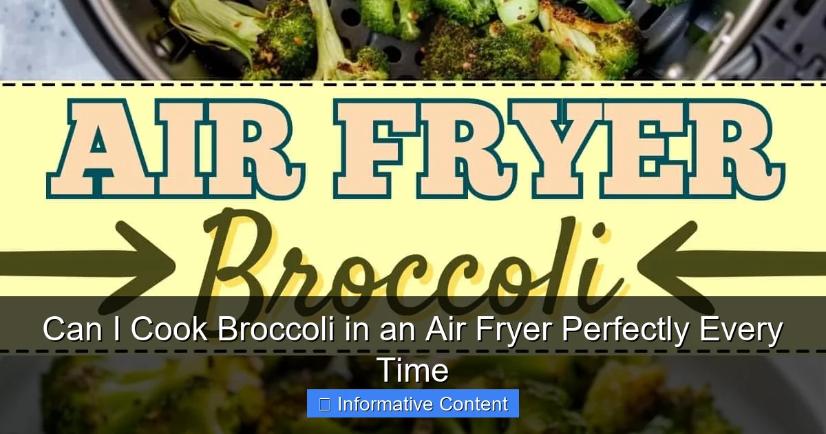 Can I Cook Broccoli in an Air Fryer Perfectly Every Time