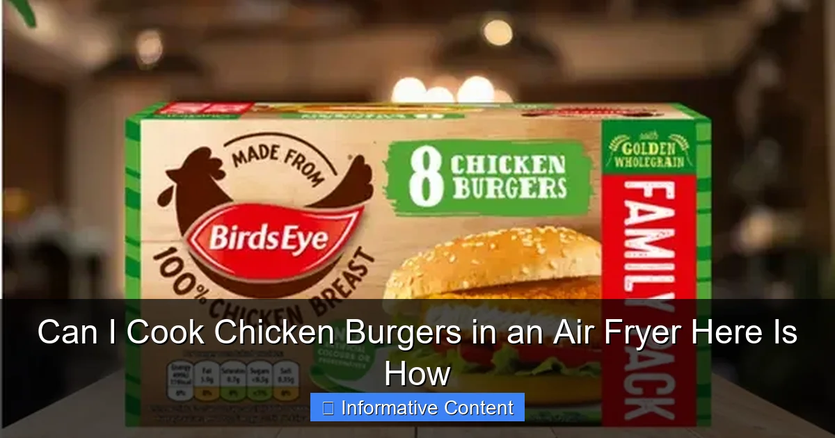 Can I Cook Chicken Burgers in an Air Fryer Here Is How
