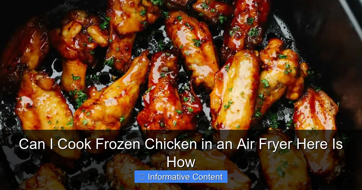 Can I Cook Frozen Chicken in an Air Fryer Here Is How