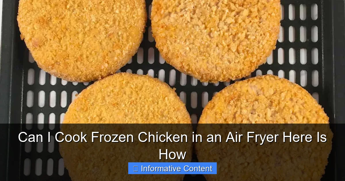 Can I Cook Frozen Chicken in an Air Fryer Here Is How