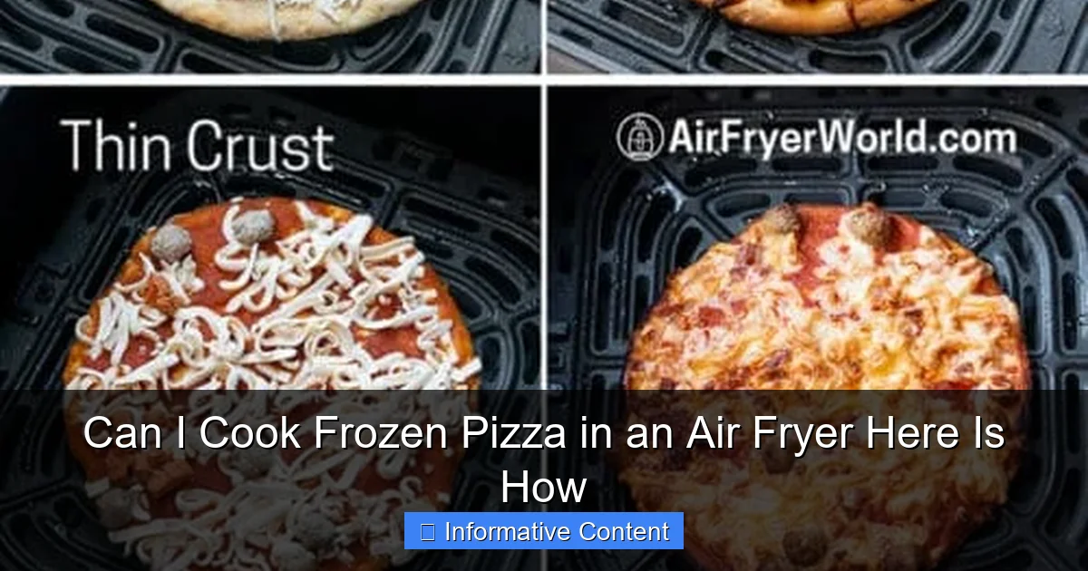 Can I Cook Frozen Pizza in an Air Fryer Here Is How