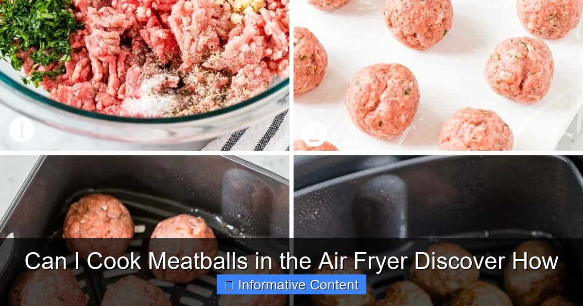 Can I Cook Meatballs in the Air Fryer Discover How