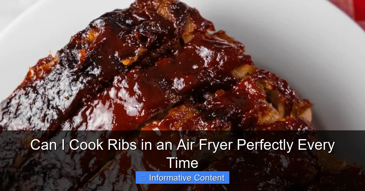 Can I Cook Ribs in an Air Fryer Perfectly Every Time