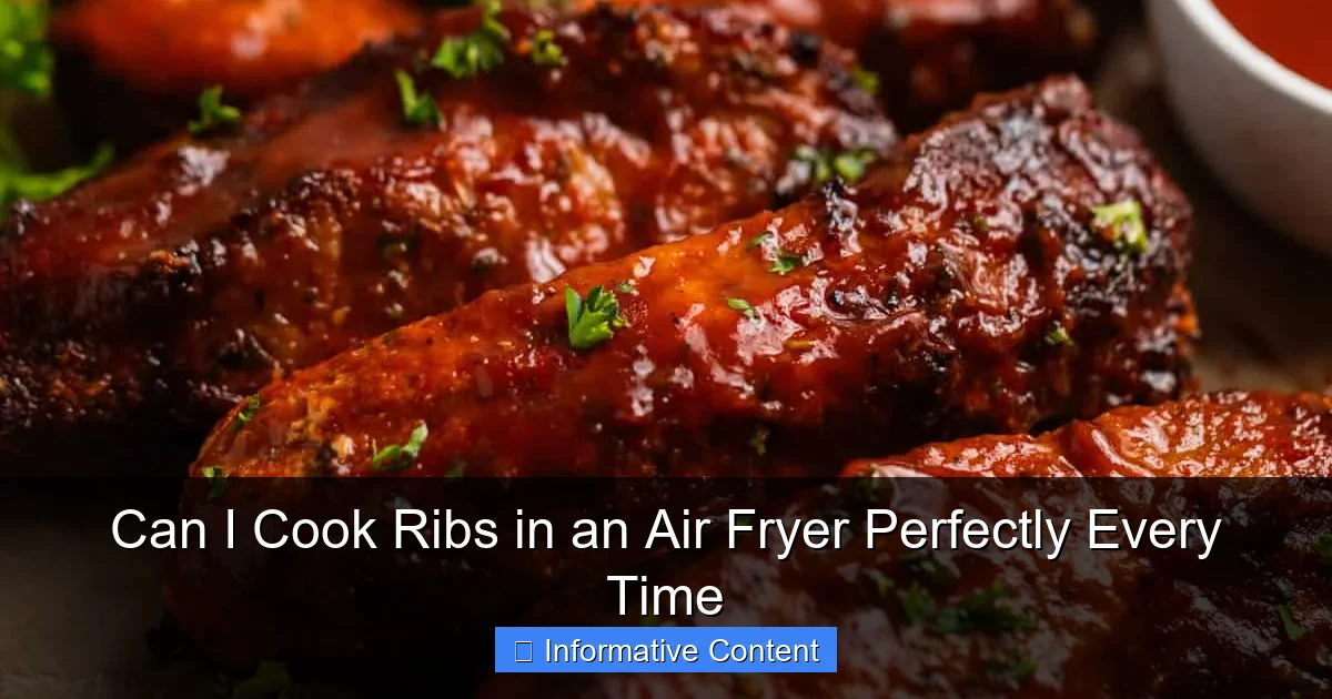 Can I Cook Ribs in an Air Fryer Perfectly Every Time