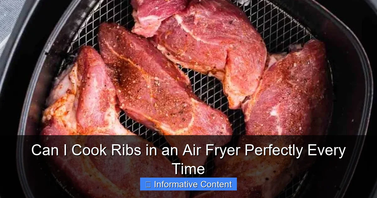 Can I Cook Ribs in an Air Fryer Perfectly Every Time
