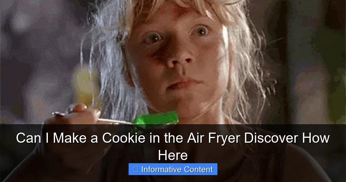 Can I Make a Cookie in the Air Fryer Discover How Here