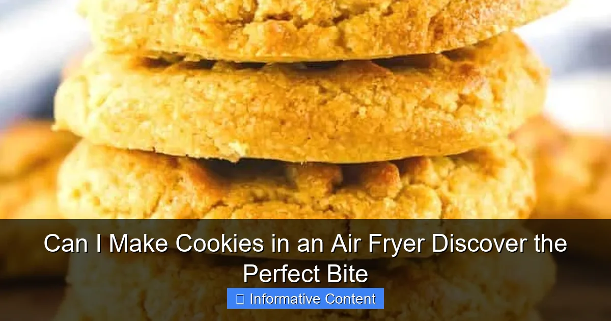 Can I Make Cookies in an Air Fryer Discover the Perfect Bite