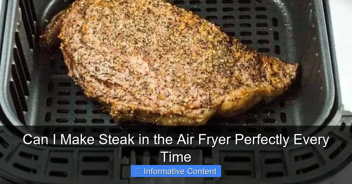 Can I Make Steak in the Air Fryer Perfectly Every Time