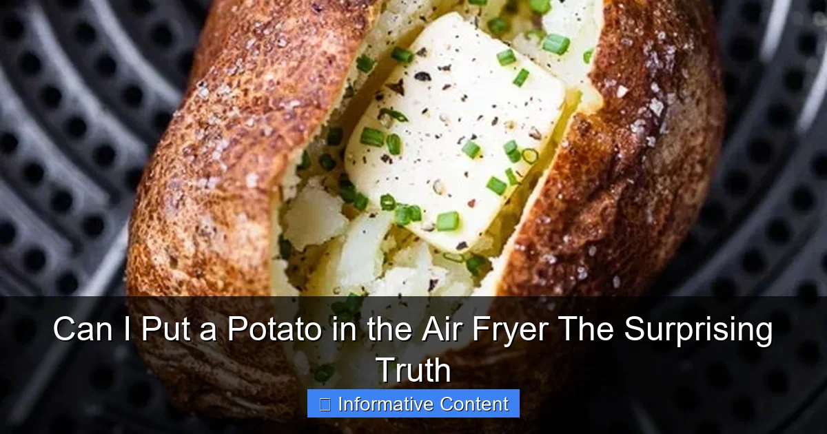 Can I Put a Potato in the Air Fryer The Surprising Truth