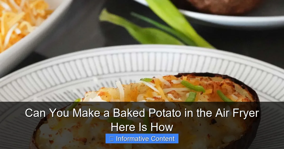 Can You Make a Baked Potato in the Air Fryer Here Is How