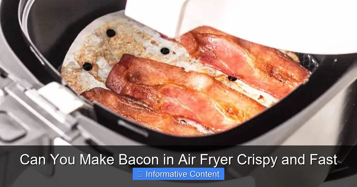 Can You Make Bacon in Air Fryer Crispy and Fast