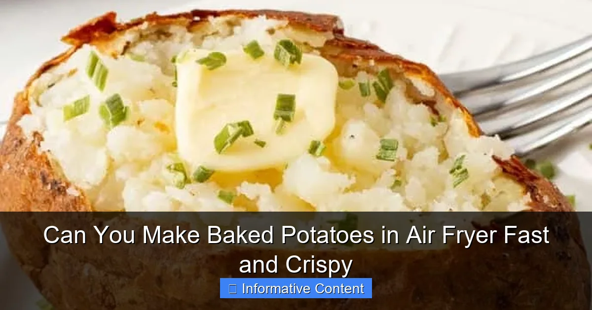 Can You Make Baked Potatoes in Air Fryer Fast and Crispy