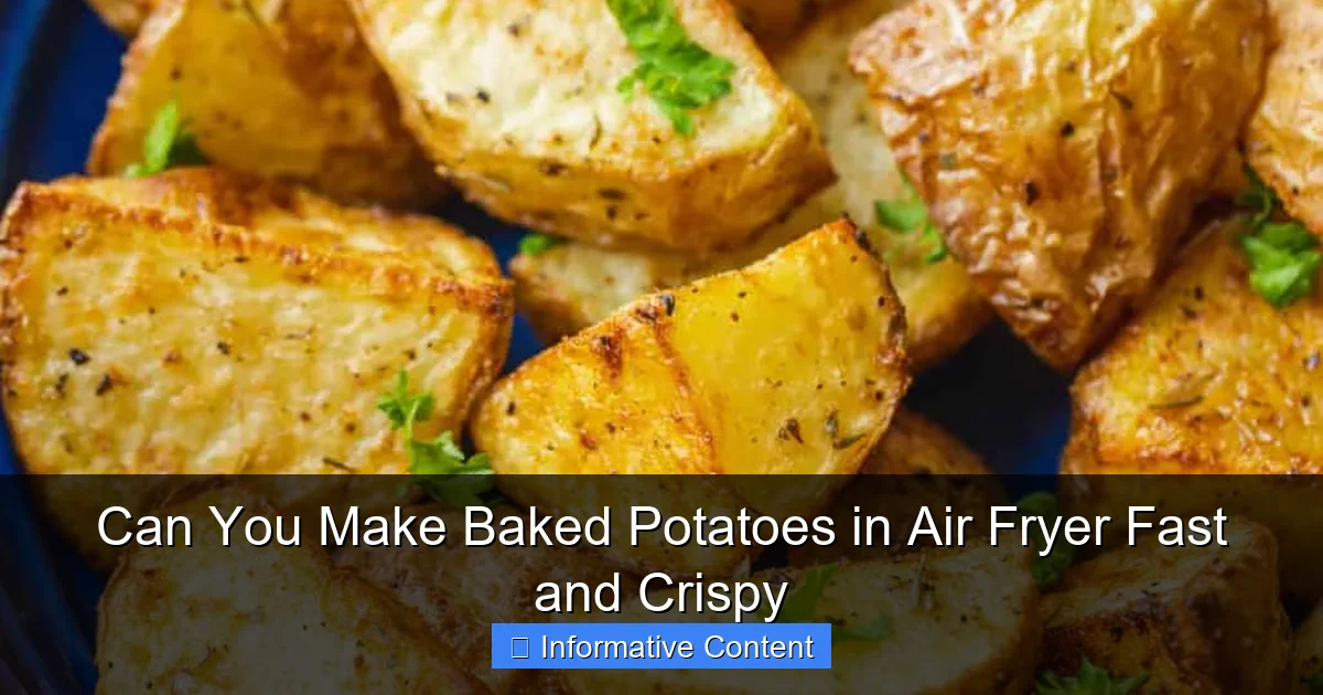 Can You Make Baked Potatoes in Air Fryer Fast and Crispy