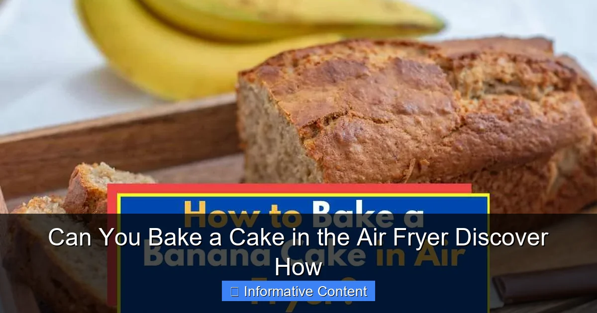 Can You Bake a Cake in the Air Fryer Discover How