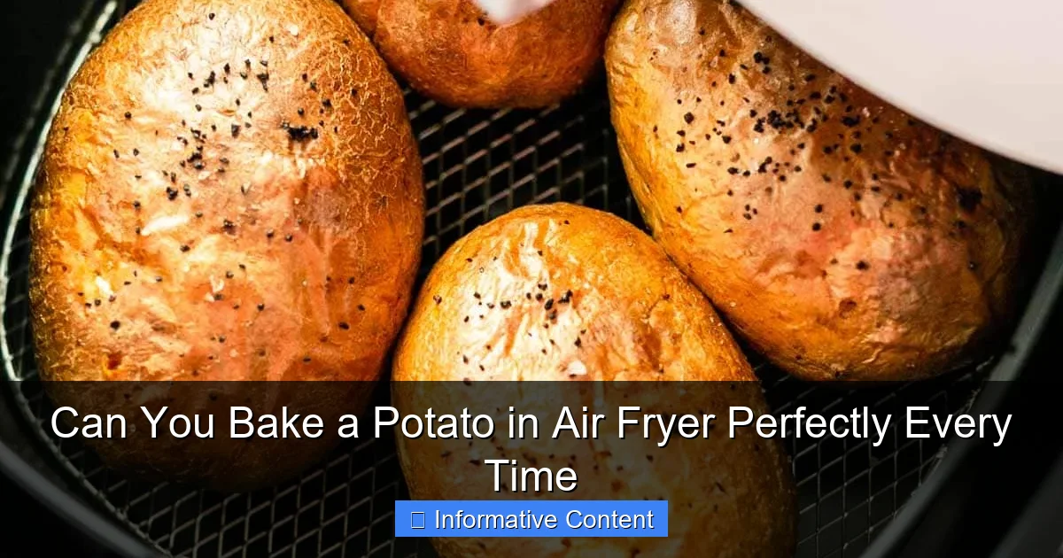 Can You Bake a Potato in Air Fryer Perfectly Every Time