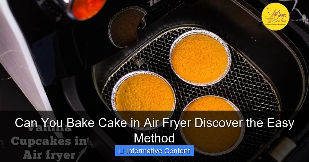 Can You Bake Cake in Air Fryer Discover the Easy Method