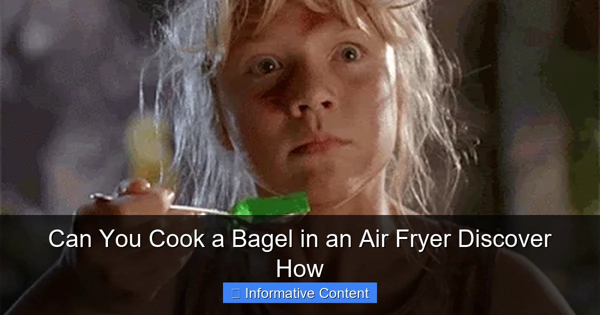 Can You Cook a Bagel in an Air Fryer Discover How