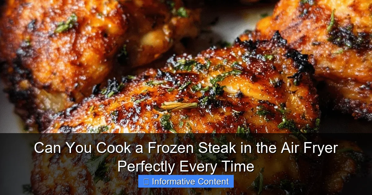 Can You Cook a Frozen Steak in the Air Fryer Perfectly Every Time