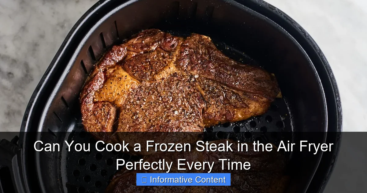 Can You Cook a Frozen Steak in the Air Fryer Perfectly Every Time