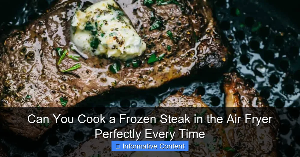 Can You Cook a Frozen Steak in the Air Fryer Perfectly Every Time