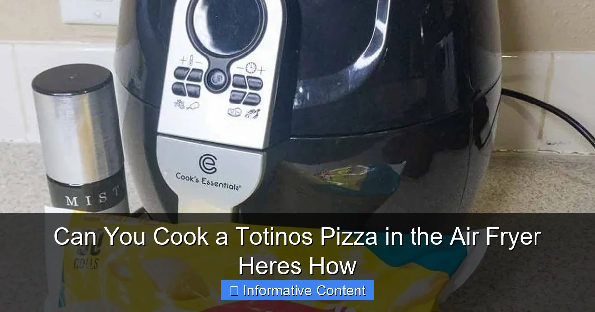 Can You Cook a Totinos Pizza in the Air Fryer Heres How