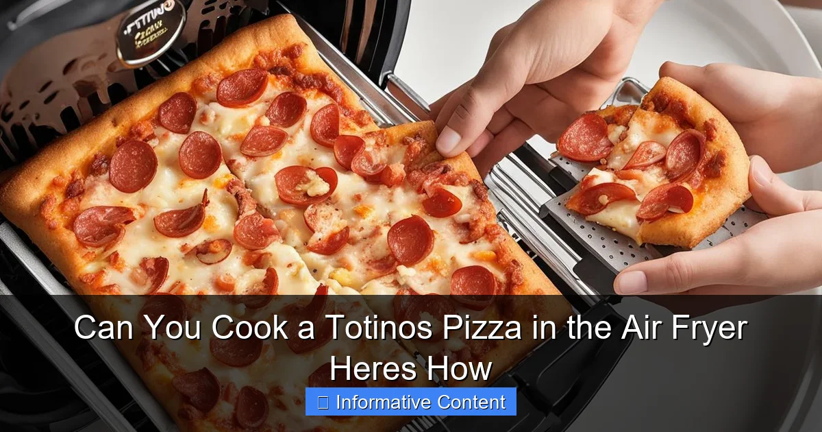 Can You Cook a Totinos Pizza in the Air Fryer Heres How