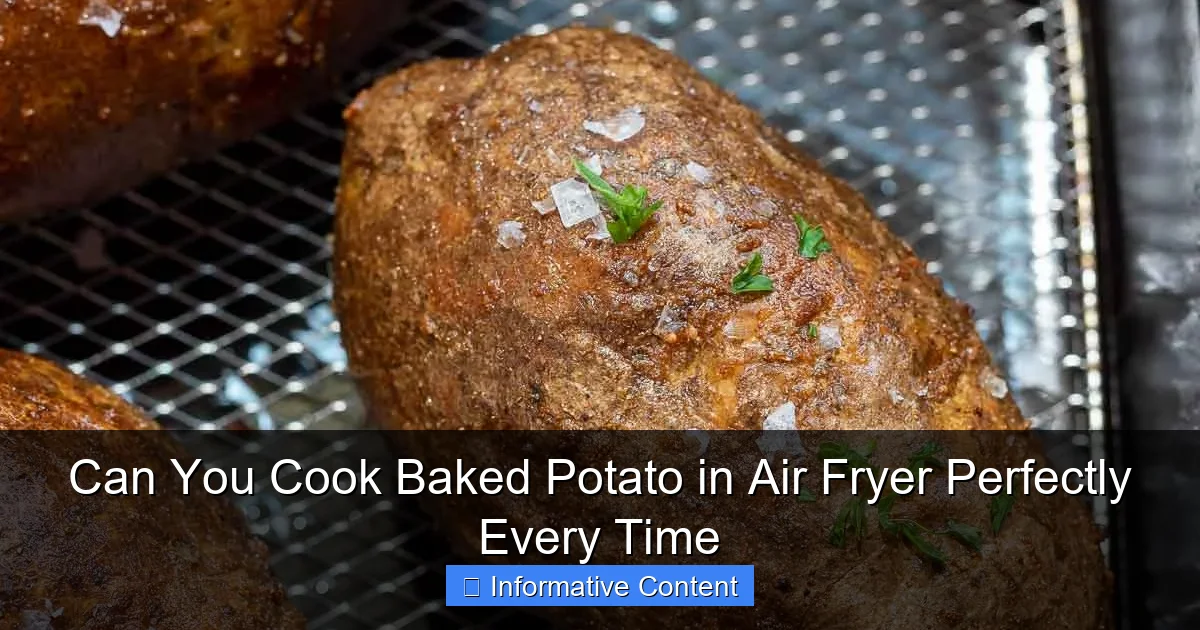 Can You Cook Baked Potato in Air Fryer Perfectly Every Time