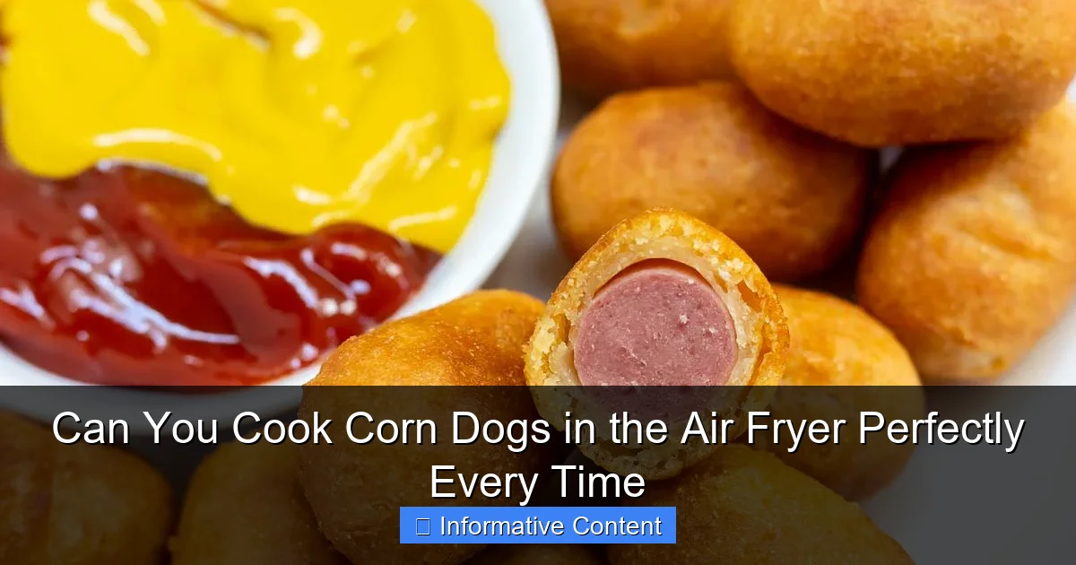 Can You Cook Corn Dogs in the Air Fryer Perfectly Every Time