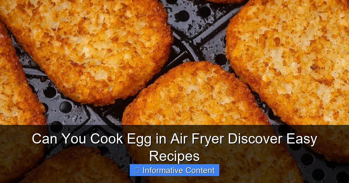 Can You Cook Egg in Air Fryer Discover Easy Recipes