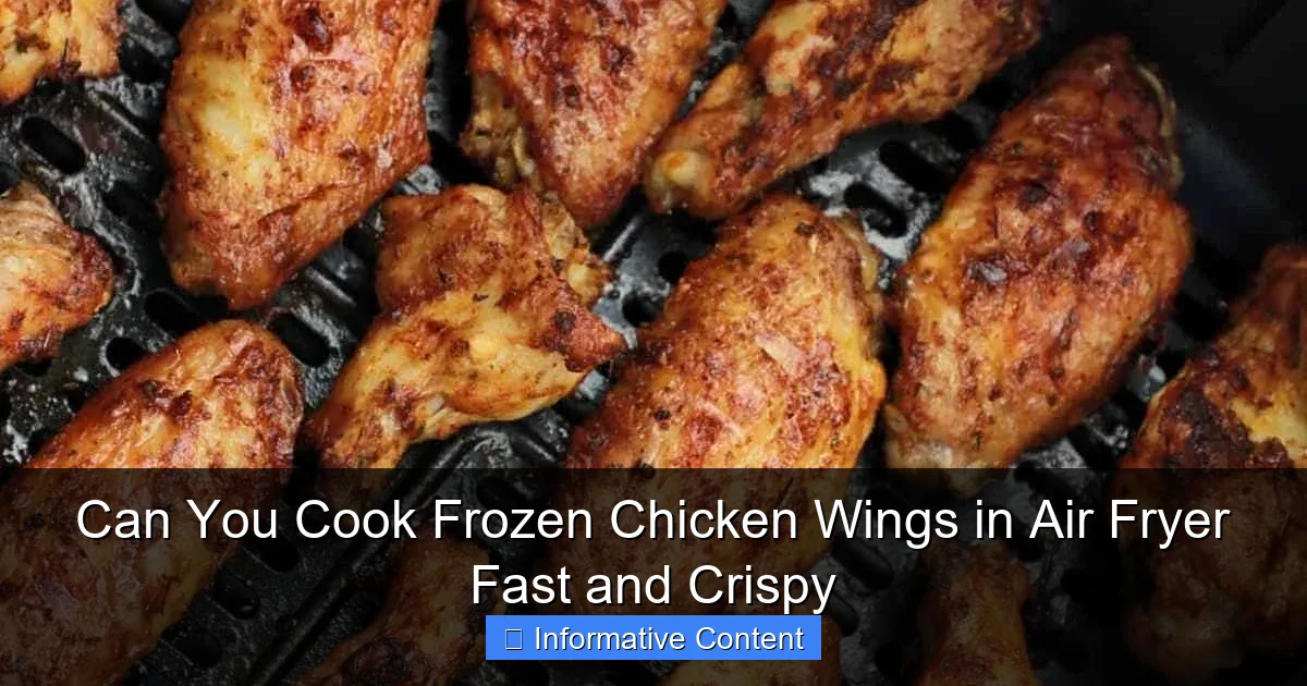 Can You Cook Frozen Chicken Wings in Air Fryer Fast and Crispy
