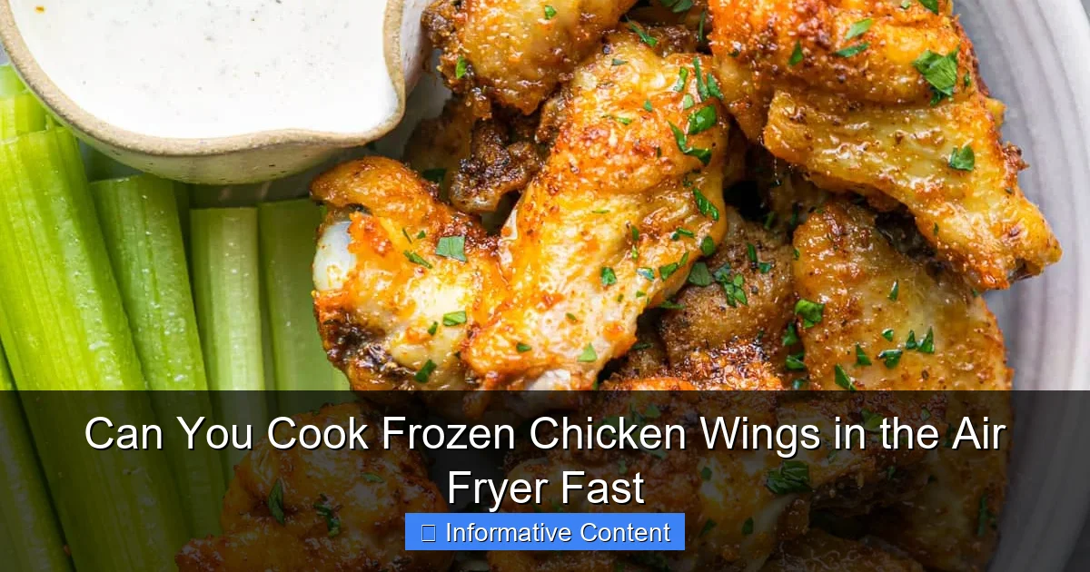 Can You Cook Frozen Chicken Wings in the Air Fryer Fast